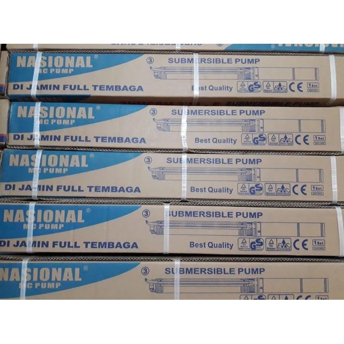 Mesin Pompa Air Satelit 3Nasional Mcpump 1/2Hp | Siap Proses