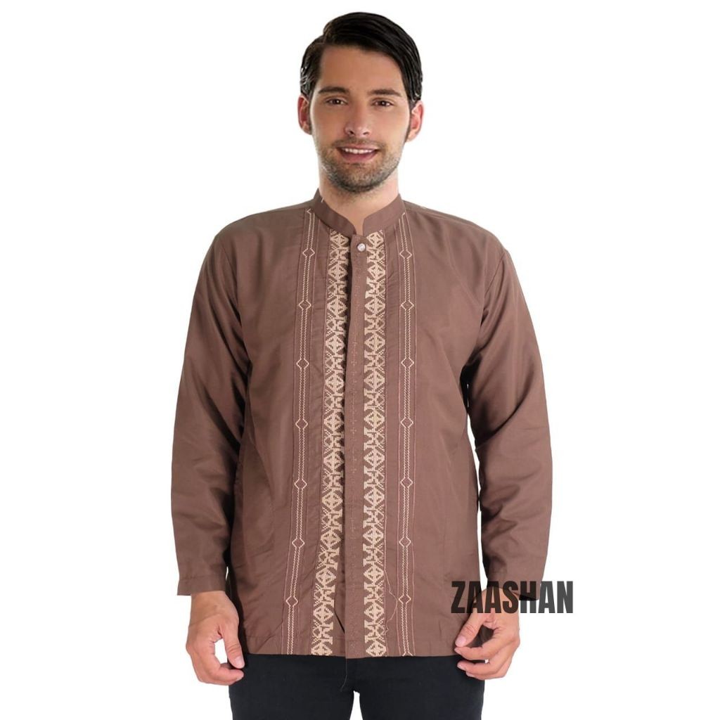 Baju Pria Lebaran Idul Fitri 2025 Baju Koko Pria 2025 Koko Muslim Pria Kemeja Muslim Bju Koko Cowok 