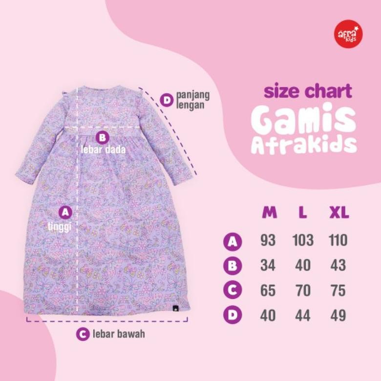 HK Gamis anak afrakids TERLARIS