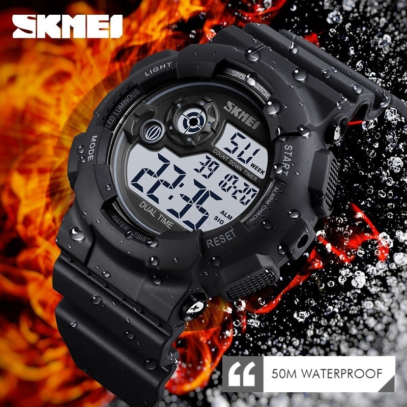 SKMEI Jam Tangan Digital Pria - 1583 Original Anti Air