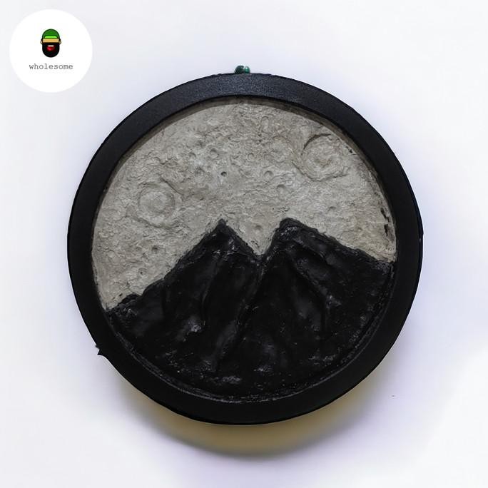 Murah Wholesome Wall Art Pajangan Mountain Moon Lamp Lampu Dinding Gunung Bulan Dekorasi Diy