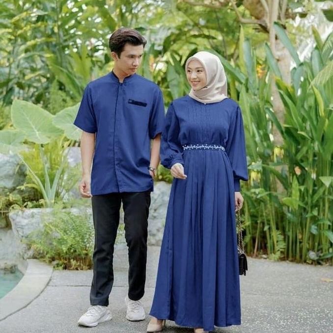 CP RELINE GAMIS COUPLE PREMIUM SHAKILA GAMIS COUPLE JUMBO BAJU COUPLE MuslimAH Muslim Panjang Pasang