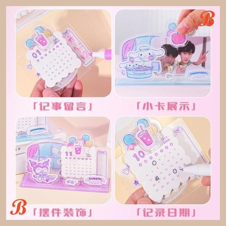

| KK | KALENDER 2025 CALENDAR ACRYLIC KUROMI MY MELODY CINNAMOROLL