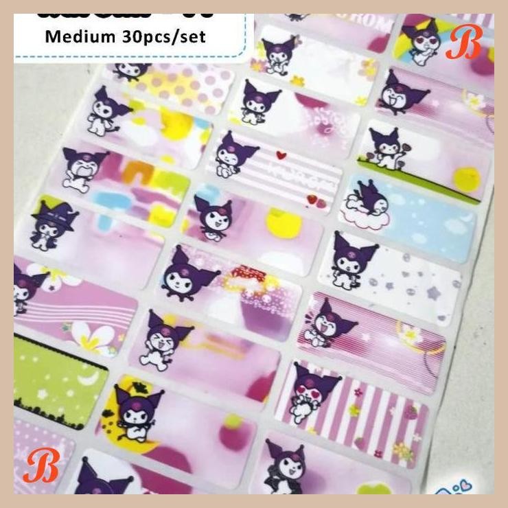 

| KK | KUROMI LABEL NAMA WATERPROOF STIKER SANRIO NAME STICKER