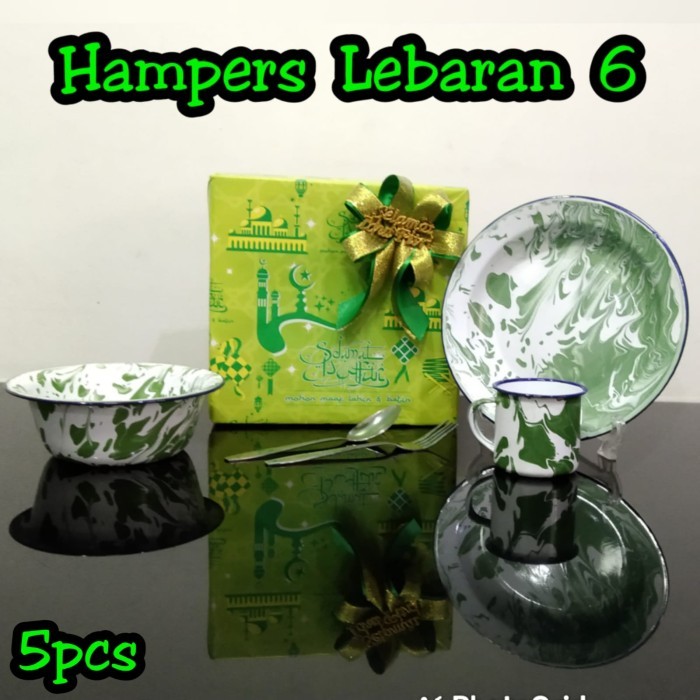 

New! Hampers Idul Fitri Lebaran Dinnerset 5pcs Hampers Lebaran 6 Blurik Idul Fitri