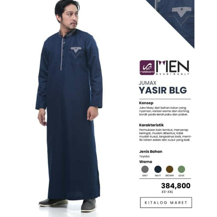 Super Promo, Rabbani Jumax Yasir Blg Gamis Baju Muslim Pria Dewasa