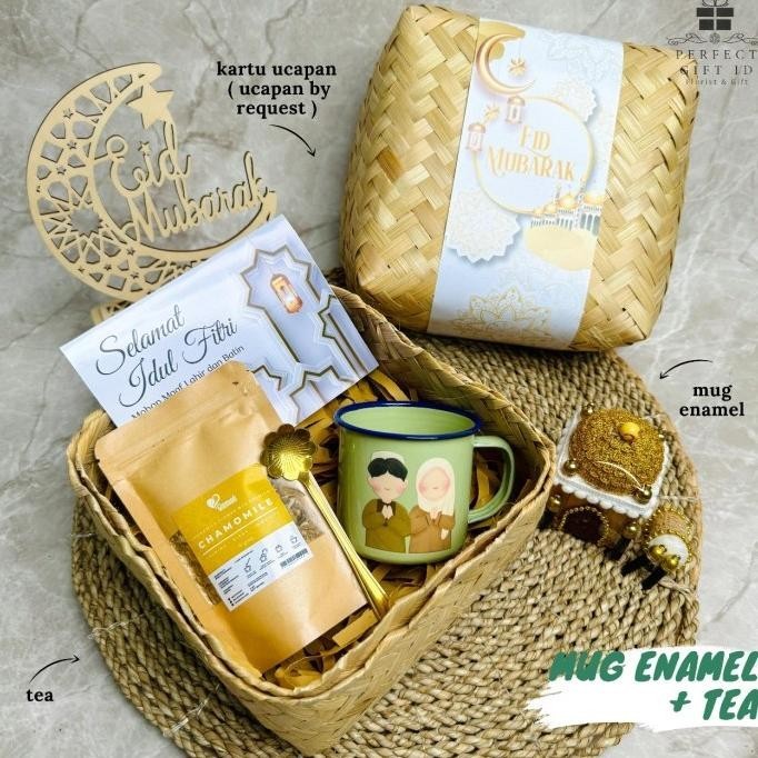 

New! Hampers Idul Fitri Lebaran Paket Ramadhan Hampers Lebaran - Mug EnamelTea Idul Fitri