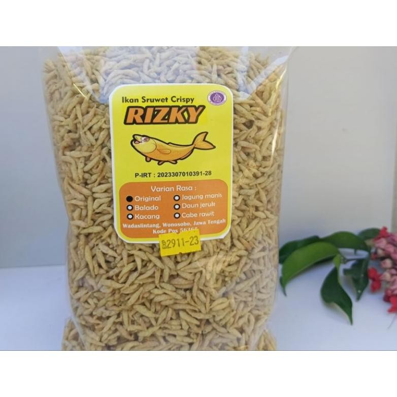 

ORIGINAL Ikan sruwet baby fish crispy 500gram un-123