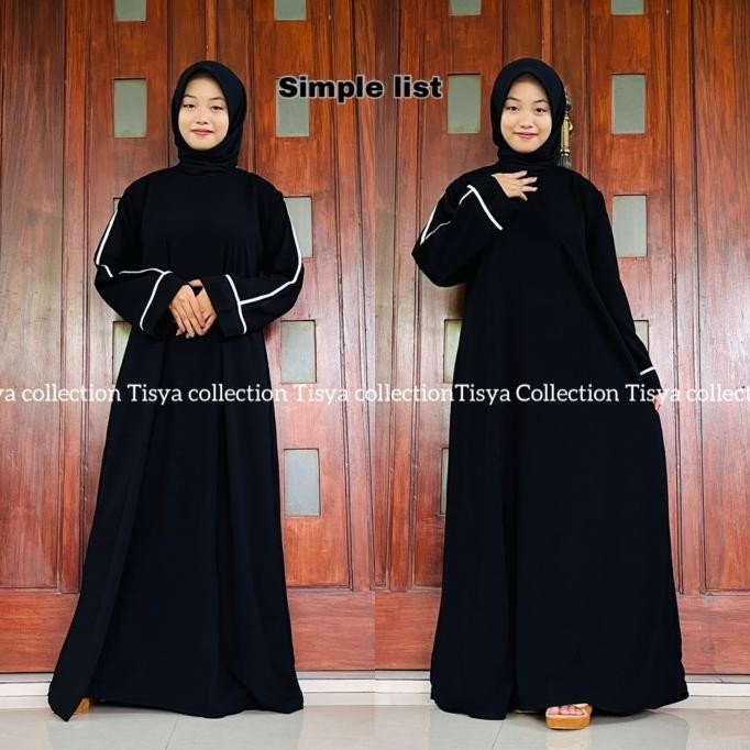 Best Seller, Abaya Remaja Terbaru Gamis Hitam Polos Simple
