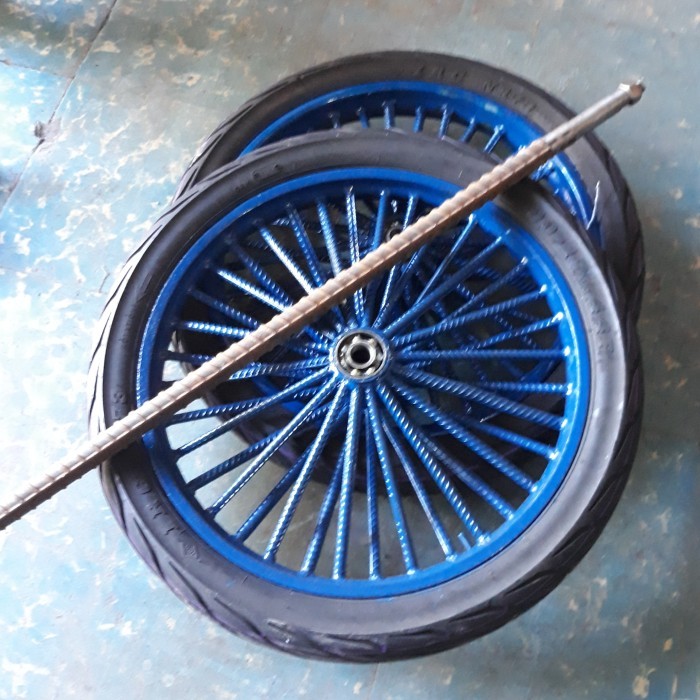 RODA GEROBAK Ruji Besi18 Ring 17inch Roda Kastor Ban Gerobak