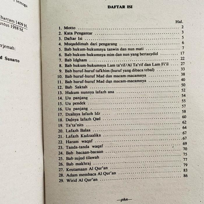 

Buku Pelajaran Tajwid Praktis Dan Lengkap Penerbit Bintang Terang Kertas Cd