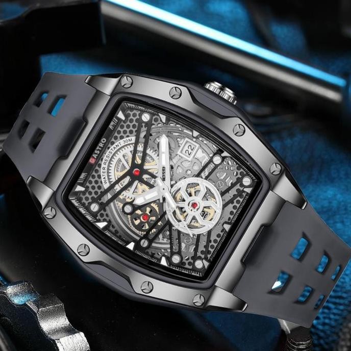 Buy 1 Get 1  Gastro Jam Tangan Pria Sport D30-2 Rubber Water Resistant 3 ATM Watches Waterproof Terl