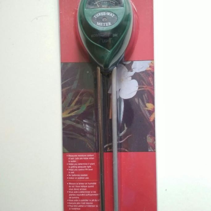 3 in 1 soil analyzer moisture alat ukur ph tanah ph meter tanah [terbaik]