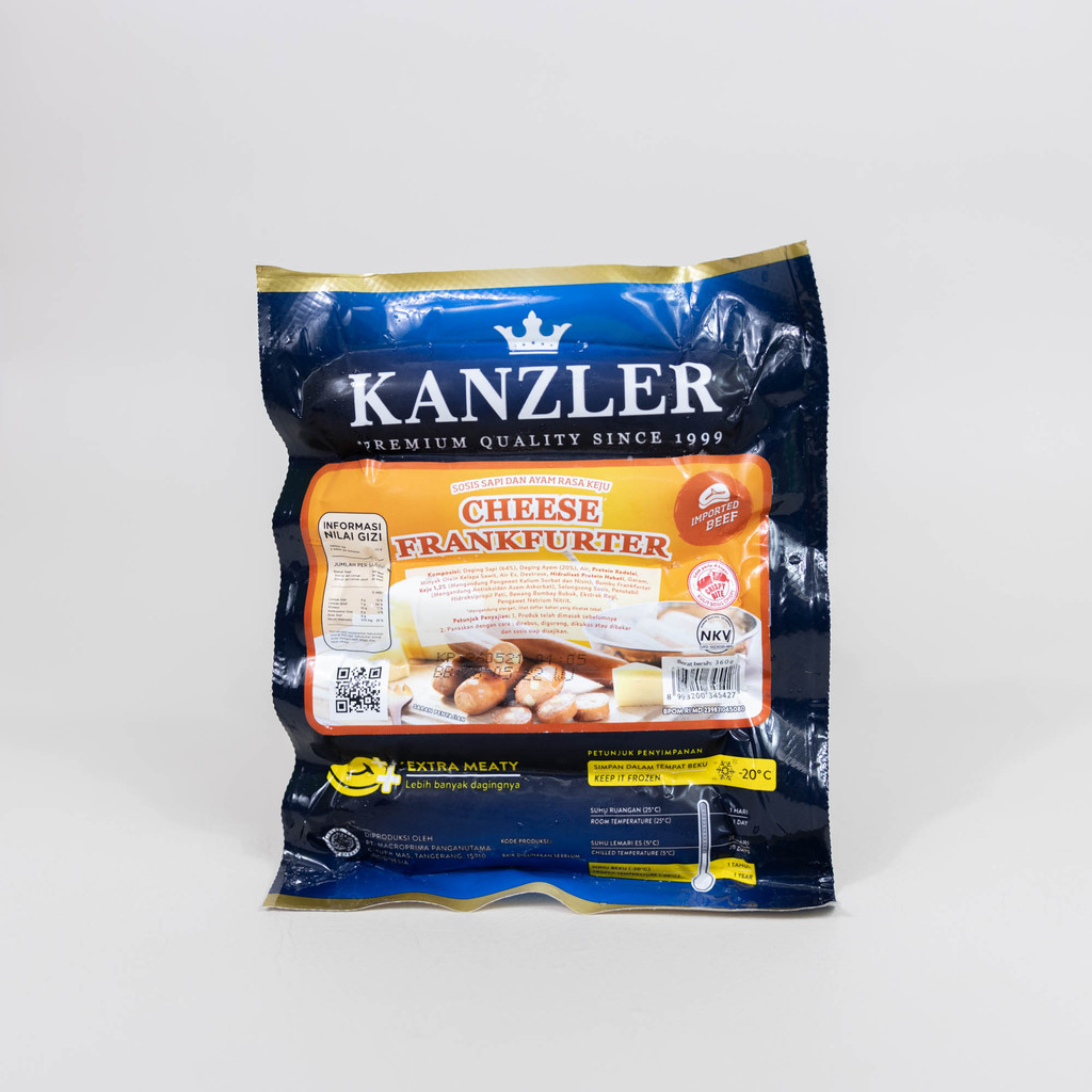 

Kanzler Cheese Frank 360 gram