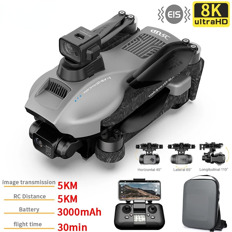 FIDU F13 GPS Drone 8K HD Professional Camera 5G Wifi 3-Axis Gimbal Brushless Power 5000M RC Quadcopt