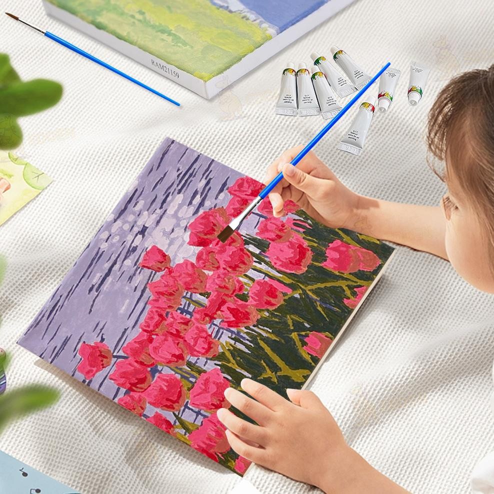 

Uj-53 Edden Paint By Number Kit 20X20Cm Painting Kit Diy Digital Painting Kanvas Painting Aesthetic