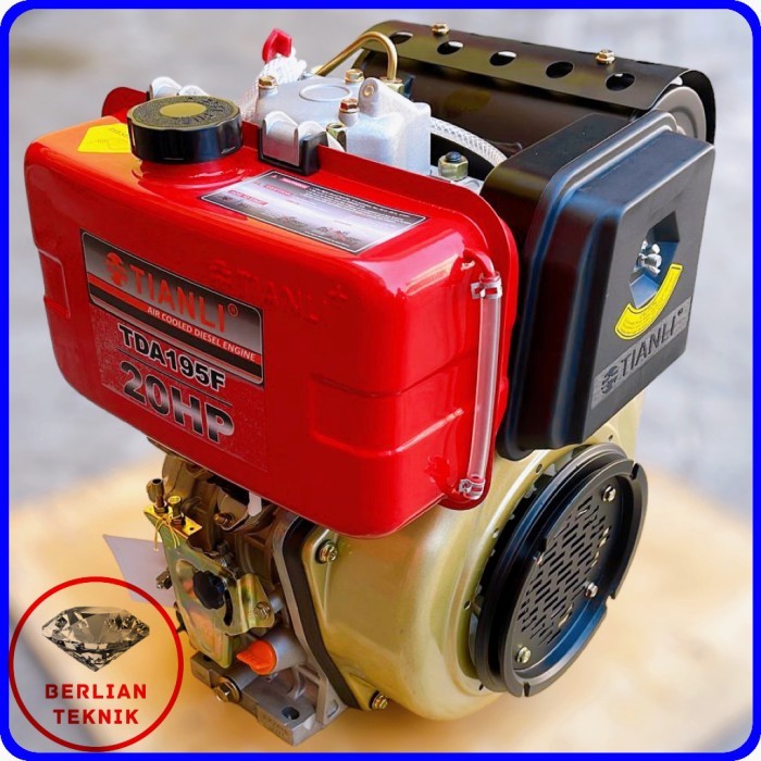 Mesin Penggerak Solar Engine Diesel Tianli 195 F / 20 HP