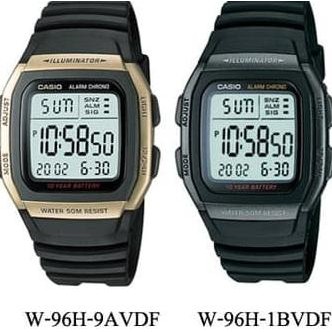 JAM TANGAN CASIO W-96H-1B W-96H W 96H W-96H-1A W-96H-9 ORIGINAL RESMI Terlaris