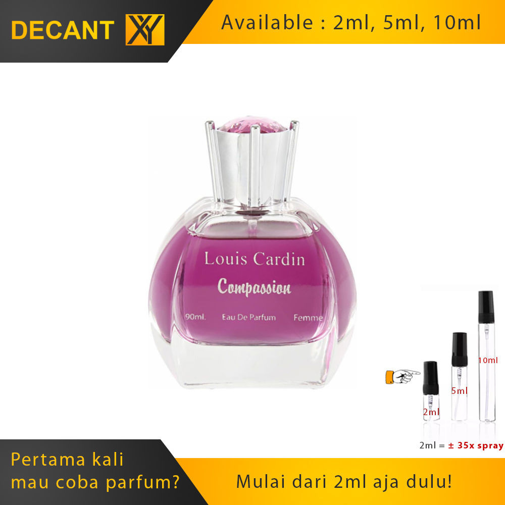 Decant Parfum Louis Cardin Compassion Woman 2ml 5ml 10ml