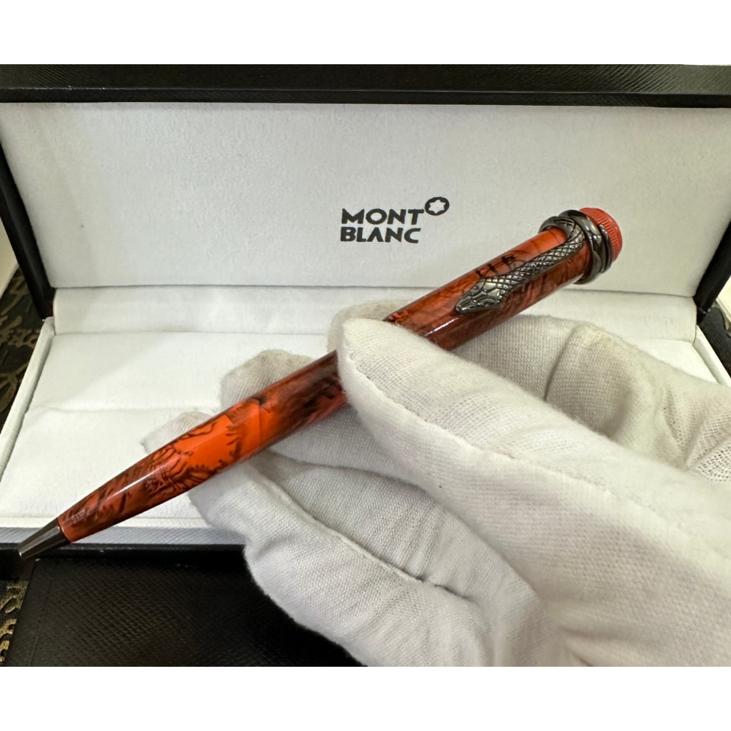 

Deluxe MB Seri Ular Pena Air Mancur Warisan Pena Tanda Tangan Pena Bolpoin Tinta Gunung Edisi Khusus Klip Hitam |D71AFF82|