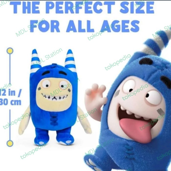 Oddbods - Plush Doll/ Boneka Karakter 30Cm (Original) {TerlarisBest Seller}
