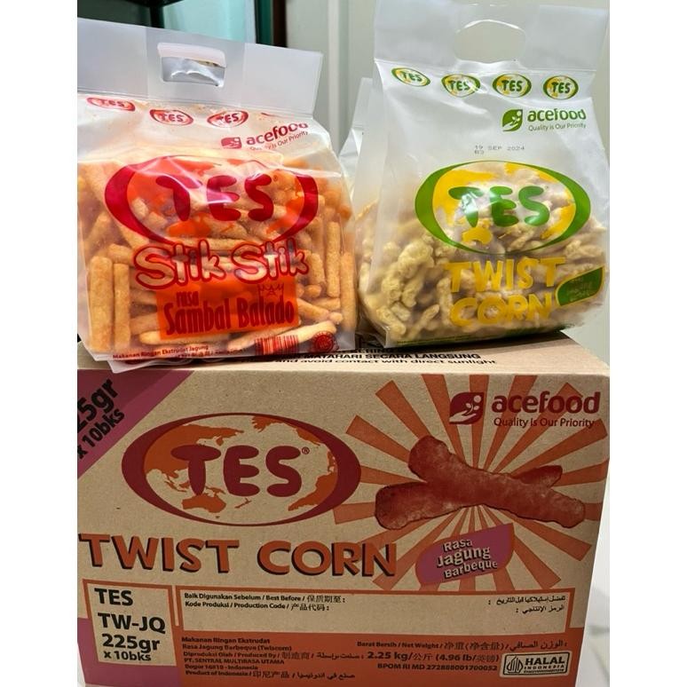 

SNACK STIK TES BALADO & TWIST JAGUNG BARBERQUE Original