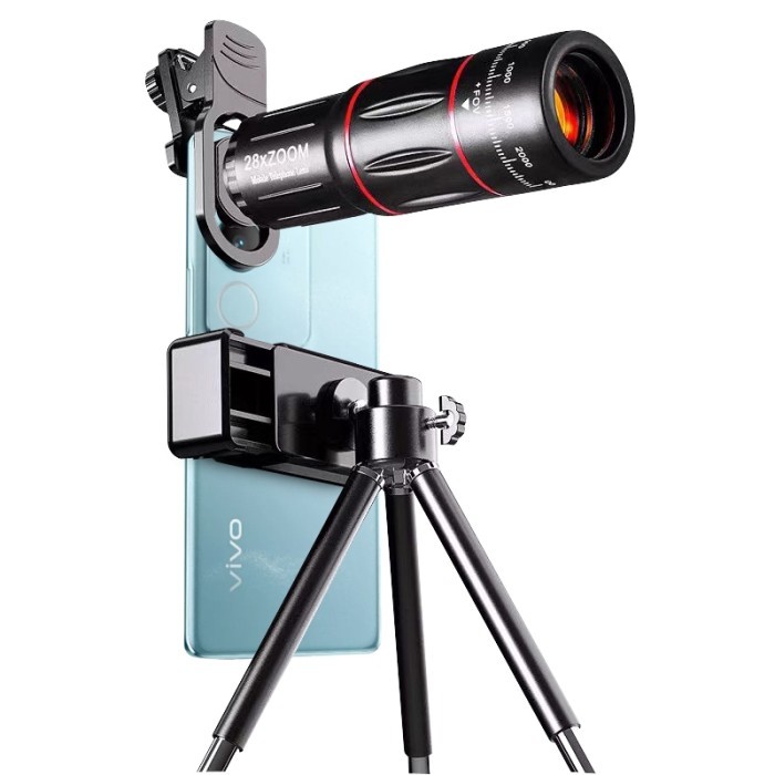 TERLARIS TERLARIS APEXEL 28X LENSA TELE ZOOM HP LENS KAMERA TELEZOOM APEXEL 18X25 UNIVERSAL 18X