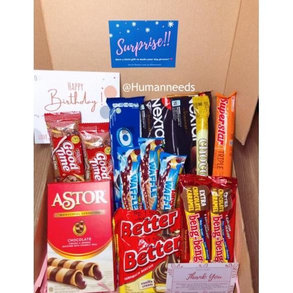 

PROMO Valentine Snack Hampers | Birthday hampers / Wisuda / Kado Natal Tahun Baru | Hampers lebaran dg-4