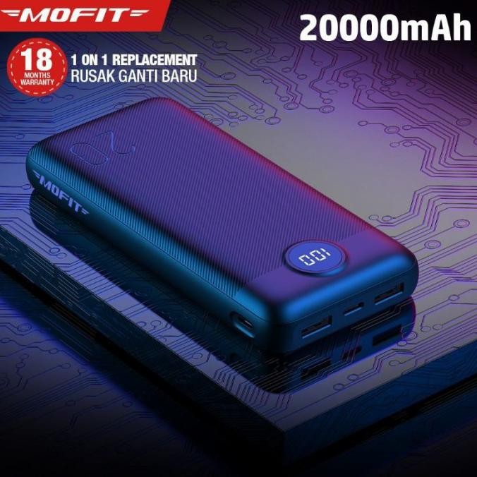 Sale Mofit M29 Powerbank 20000Mah Fast Charger Led Display