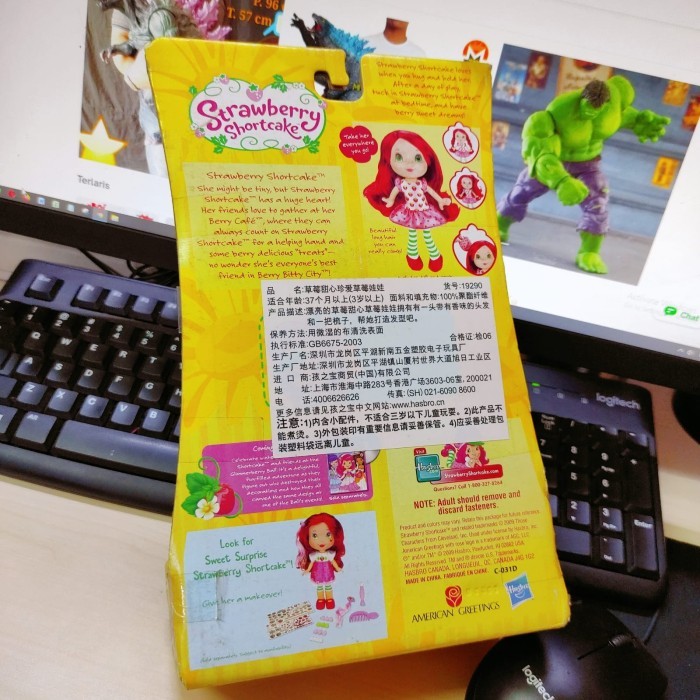 Strawberry Shortcake Hasbro Boneka Mainan Perempuan Kado Murah {TerlarisBest Seller}