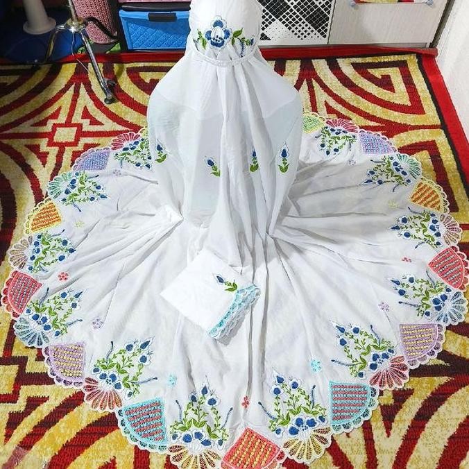 Diskon Mukena Kerancang Suji Warna Hitam Katun Bawahan Muslim Dewasa Atasan Motif Wanita Panjang Muk