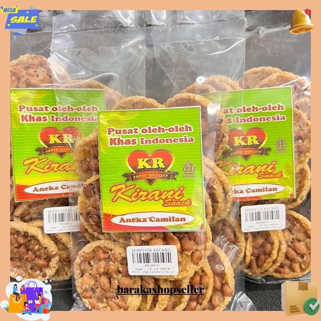 

Rempeyek Kacang Tanah Super Renyah Terlaris