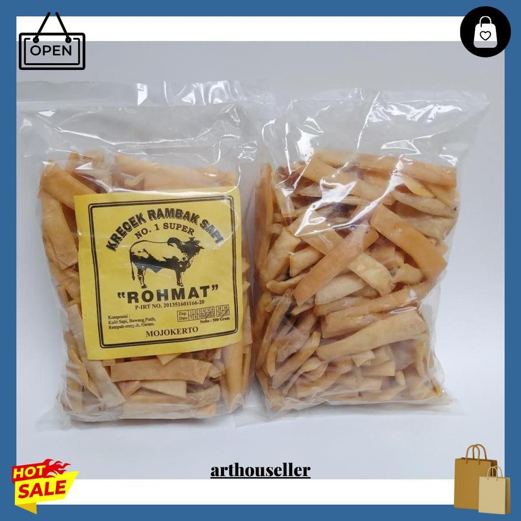 

Rambak Krupuk Krecek Sapi 100 Gram Bisa Cod