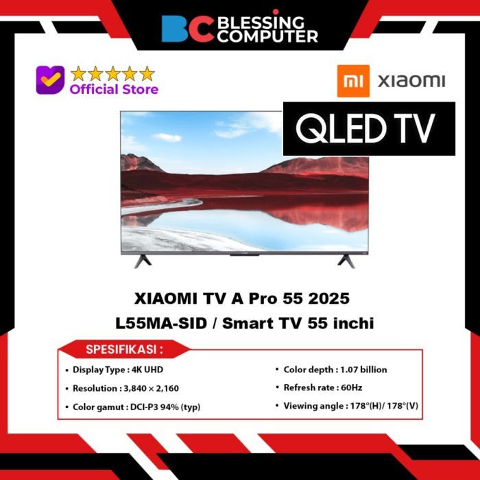 XIAOMI TV A Pro 55 2025 L55MA-SID / Smart TV 55 inchi
