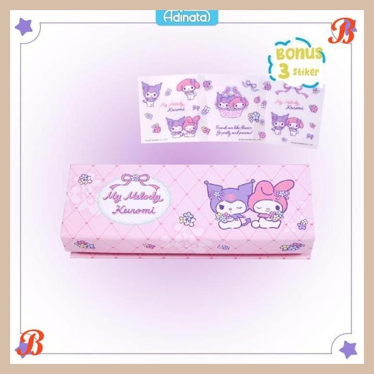 

| KK | MY MELODY KUROMI PAPER PEN CASE 2433-1655 - ADINATA / TEMPAT PENSIL / DIY