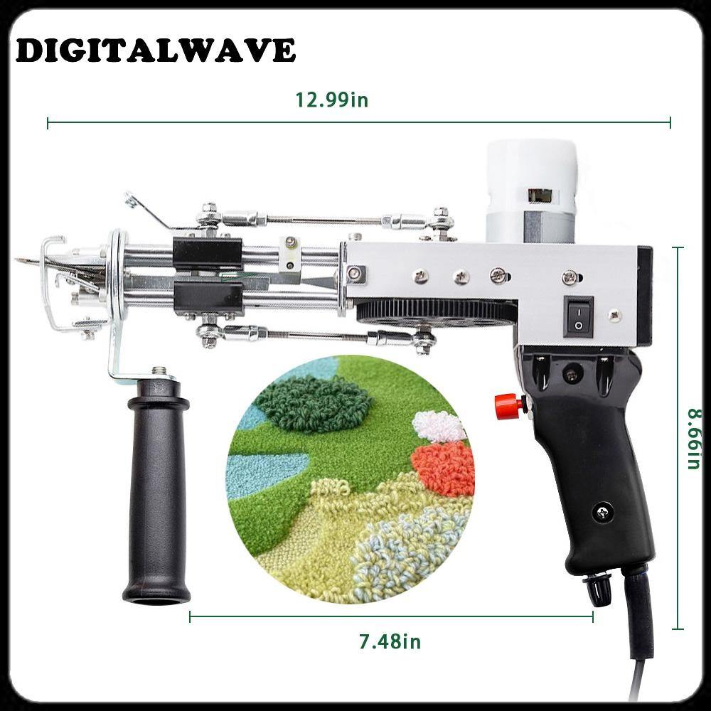 ARW Electric Carpet Tufting Gun Hand Gun Carpet Weaving Flocking Machines Loop Pile Cut Pile