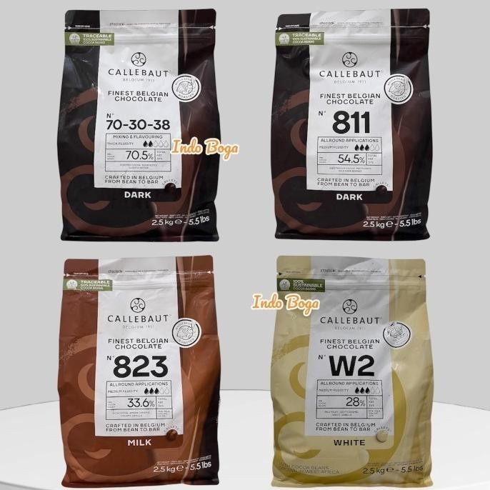

CALLEBAUT WHITE CHOCOLATE W2 REPACK - chocolate couverture callets