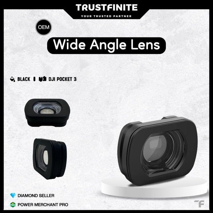 TERBARU - OEM Wide Angle Lens Filter for DJI Pocket 3 / DJI Osmo Pocket 3