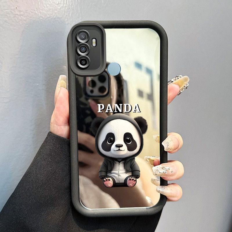 Casing Hp Untuk OPPO A53 2020 A33 2020 A53s A32 A11s Case Casing pola panda Kasing HP Kesing Silikon