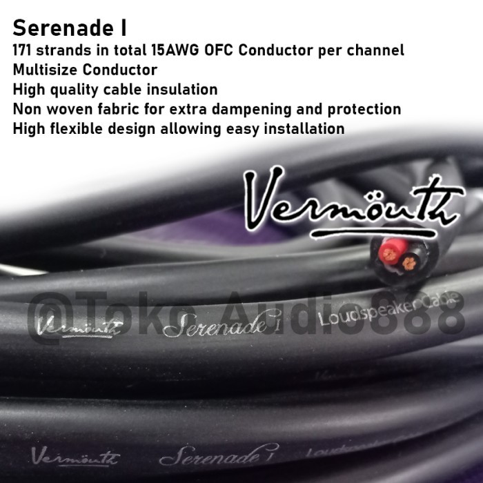 Vermouth - Serenade I Loudspeaker Cable Per Meter