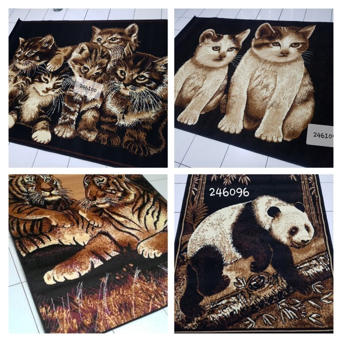 Karpet permadani ukuran 160x210 motif animal