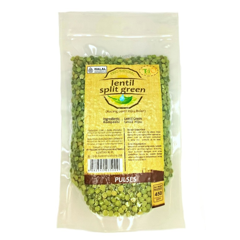 

MURAH Lentil Split Green 450 gram