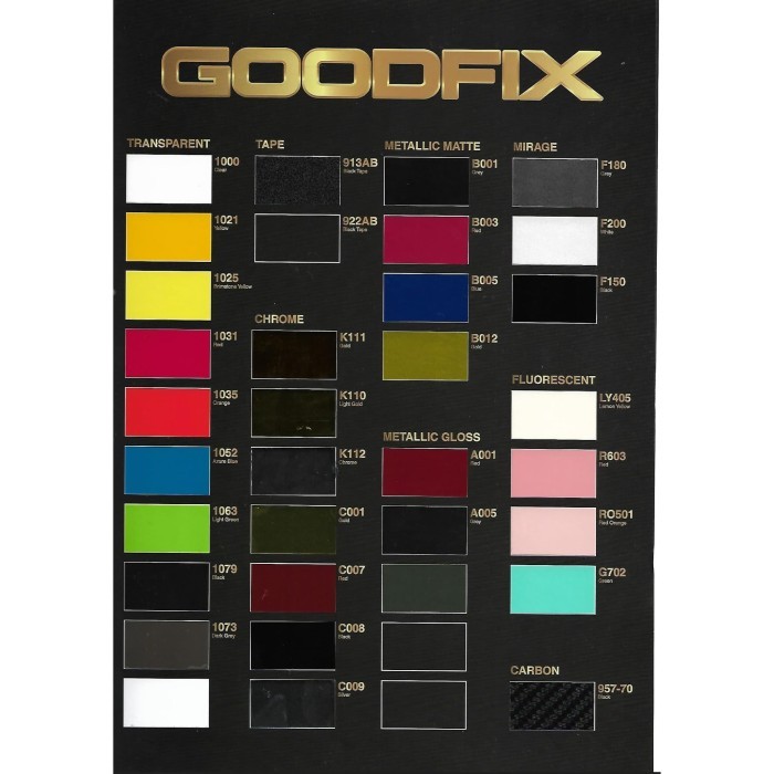 

STIKER / STICKER VINYL GOOD-FIX / GOODFIX GLOSSY / MATTE / TRANSPARANT