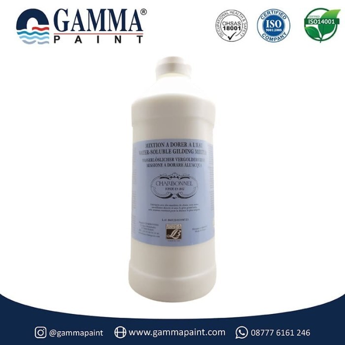 

CHARBONNEL WATER-BASED GILDING MIXTURE 1L - LEM UTK APLIKASI GOLD LEAF