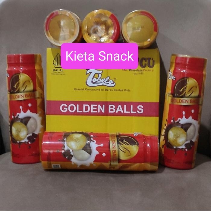 

[Flash Sale] Coklat Tobelo Golden Balls 1 dus isi 6 botol (kemasan baru)