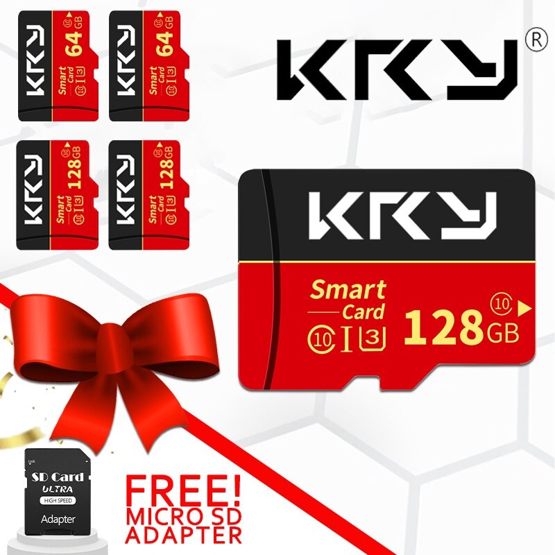 SINARJAYYA Micro Memory SD Card U3 128GB 64B 32GB SD Card SD/TF Flash Card 32GB 64GB 128GB U3 Class 