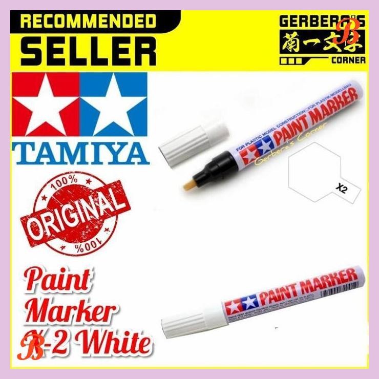 

| UM | TAMIYA PAINT MARKER X2 X-2 WHITE MARKER CAT KUAS AIRBRUSH GUNDAM KIT