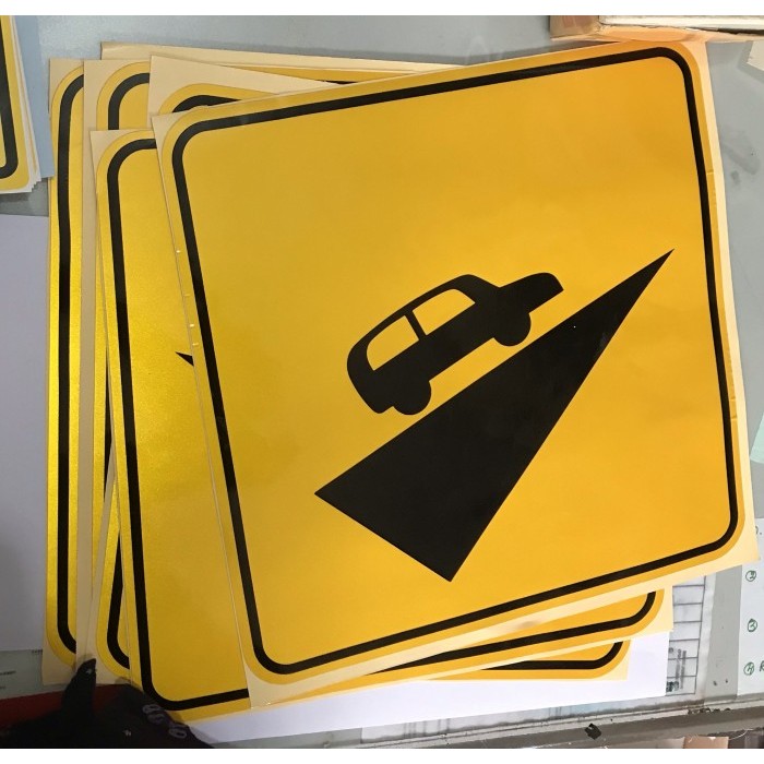 

Sale Rambu Sign Stiker Tanjakan Mobil Menyala Lampu Jalan