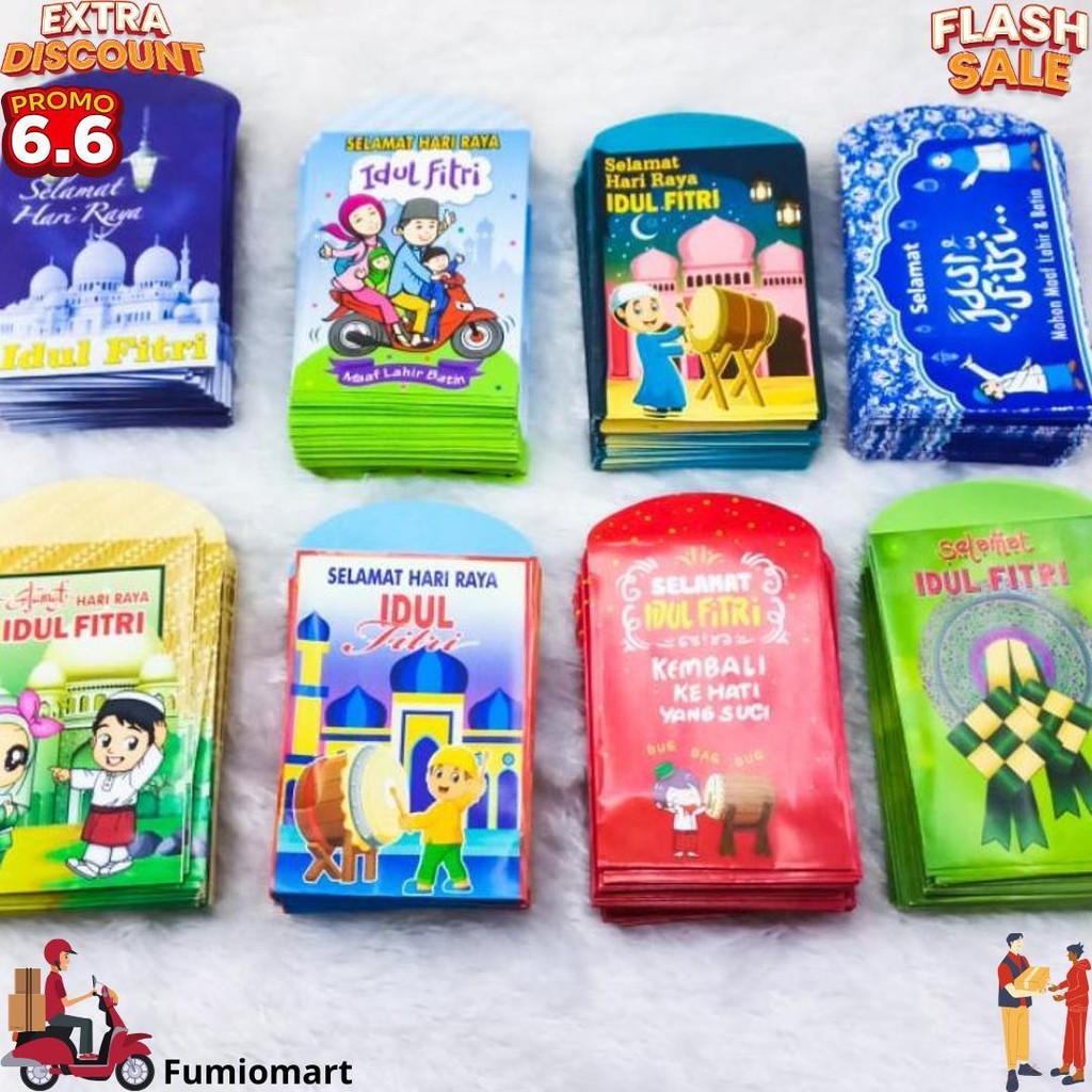 

Amplop Leberan Isi 100Pcs Amplop Selamat Hari Raya Idul Fitri Karakter D Termurah