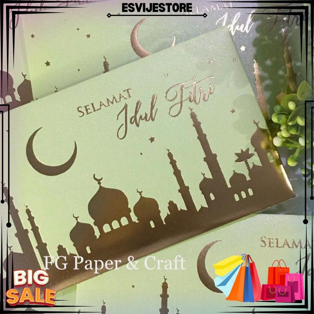 

Amplop Lebaran Idul Fitri Elegant Ramadhan Mosque 5Pcs By Fgpaper D Cod